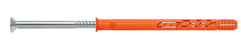 Рамный дюбель с пот/борт., шуруп потай TX, 10x120 RD-X, НЕЙЛОН ЕКТ (упак/25шт)