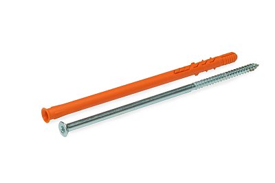 Рамный дюбель с пот/борт., шуруп потай TX, 10x200 RD-X, НЕЙЛОН ЕКТ (упак/25шт)
