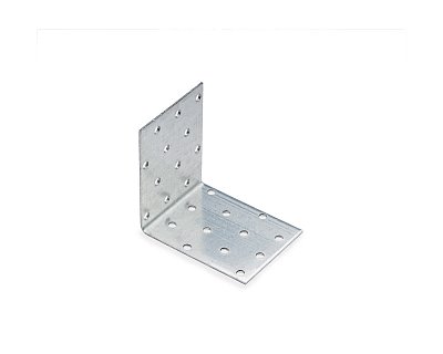 Уголок крепежный равносторонний 80x80x60x2,0 мм KUR-80-60 (упак/100шт)