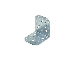 Уголок крепежный KU 100x100x90x1.5мм, белый цинк (упак/50шт)