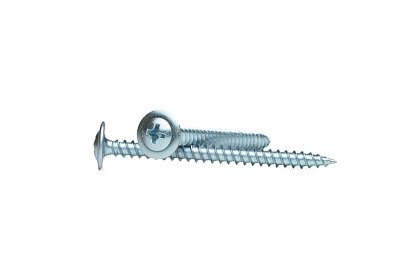 Саморез с прессшайбой 4.2x51, острый, цинк, дой-пак S, МОНТАЖ (пакет/20шт)