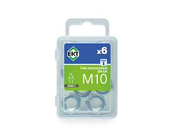 Гайка М10, цинк, прочн. 8 DIN 934 (упак/6шт)