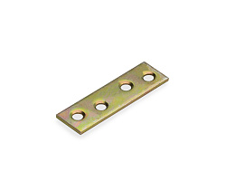 Пластина соединительная узкая 50x15/2 LW1, желтый цинк (шт)