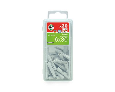 Распорный дюбель KEW DSD S 6х30, НЕЙЛОН (упак/30шт)