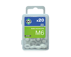 Шайба пластмассовая М6, нейлон, ЕКТ (упак/20шт)