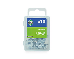 Гайка врезная М5х8, оцинк. (упак/10шт) ЕКТ