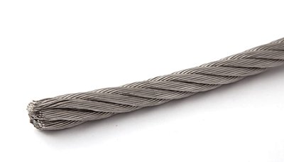 Трос для растяжки СА 5 мм, DIN3060, НЕРЖ. СТАЛЬ A4 (бухта/250м)
