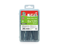 Дюбель-гвоздь GL, 8x120 потай, п/п, ЕКТ (пласт.конт./8шт)
