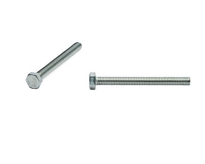 Болт с шестигранной головкой M8х80, DIN933, НЕРЖ. СТАЛЬ, ЕКТ (упак/4шт)