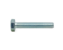 Болт с шестигр. головкой М6х16/16, DIN933/ГОСТ 7798-70,кл.5.8,цинк МОНТАЖ (упак/5кг)