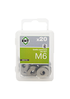 Шайба усиленная М6, DIN9021, НЕРЖ. СТАЛЬ, ЕКТ (упак/20шт)