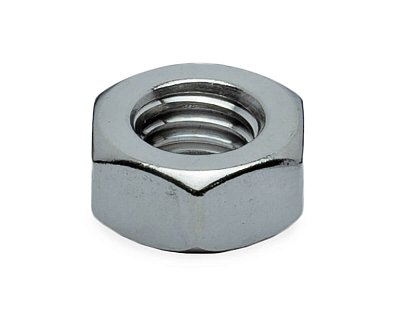 Гайка шестигранная М10, DIN934, НЕРЖ. СТАЛЬ, ЕКТ (упак/8шт)