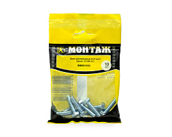 Болт шестигранный 6х25, цинк, прочн. 5.8 DIN 933 (пакет/10шт)