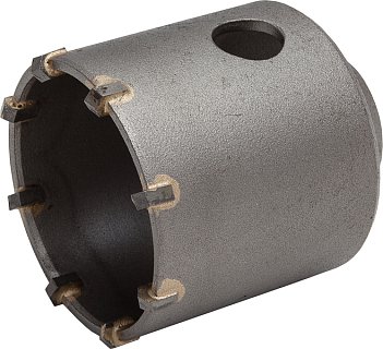 Коронка по бетону, d80мм, глуб. 70мм, М22, твердосплавная KERN (шт)