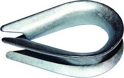 Коуш для канатов М8, DIN6899 (упак/30шт)