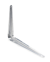 Кронштейн стальной с ребром жесткости, серебро 200x250мм (шт)