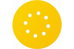 Круг наждачный 225мм, P80, 8 отверстий GRAPHITE для A-59G261 (упак/5шт)