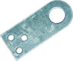 Проушина для навесного замка, прямая 70x30x2.0 PZP-70 (упак/200шт)