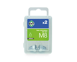 Гайка М 8 колпачковая, DIN 1587, цинк, прочн.6 (упак/2шт)