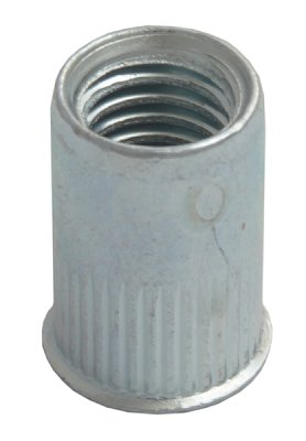 Заклепка резьб. M6x14.0Е/0525, ст.,оцинк.,уменьш.борт,насечка на теле (упак/150шт)