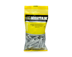 Дюбель распорный 8х40 UPP, полипропилен, МОНТАЖ (пакет/30шт)