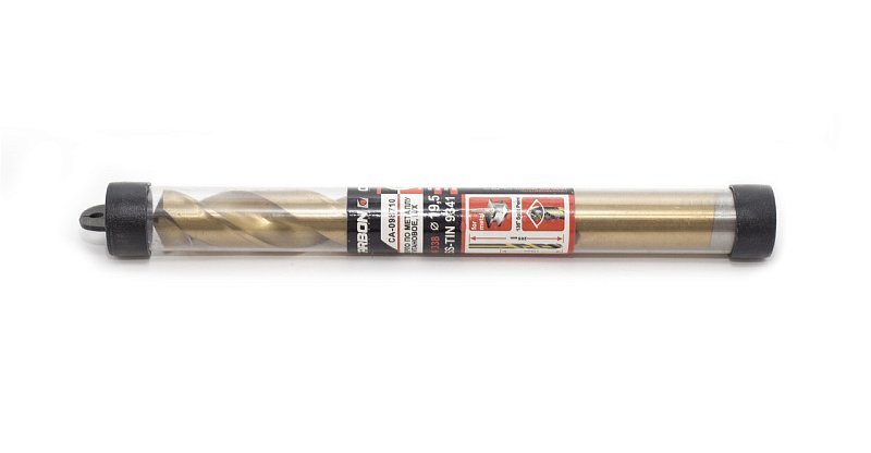 Сверло по металлу титан. 19,5x140x205мм HSS M2-TiN, ц/х, DIN338 CARBON (шт)