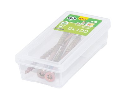 Саморез усиленный по дереву TORX30 6.0x100, потай, желт. цинк (упак/4шт)