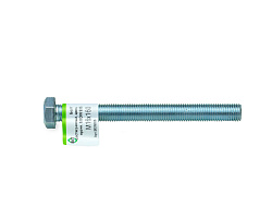 Болт с шестигранной головкой М16х160, DIN933, прочн. 8.8, цинк, ЕКТ (с этик./1шт)