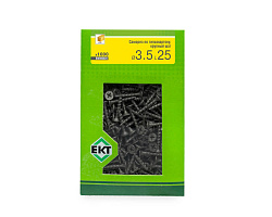 Саморез по ГК 3.5х25 крупный шаг (к дереву), фосфат., в коробке с окном, ЕКТ (упак/1.000шт)