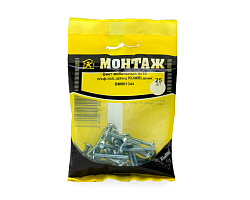 Винт мебельный 4х30, шлиц KOMBI, цинк (пакет/25шт)