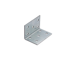 Уголок крепежный равносторонний 40x40x60x2,0 мм KUR-40-60 (упак/200шт)