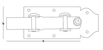 Задвижка роликовая 160x70x7 RZ-15570 (шт)