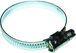 Хомут червячный (20-32 мм), ширина 9 мм, DIN3017-1, НЕРЖ. СТАЛЬ SS201, W2, винт оцинк. (упак/50шт)