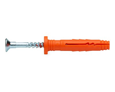 Дюбель-гвоздь GL, 8x45 цилиндр, п/п, оранж. ЕКТ (упак/1.800шт)