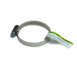 Хомут червячный (35-51 мм), ширина 9 мм, DIN3017-1, НЕРЖ. СТАЛЬ, W2, ЕКТ (с этик./1шт)