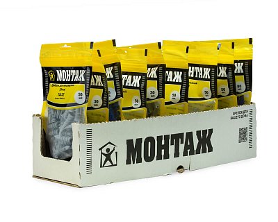 Дюбель для гипсокартона 12x32 Driva 01S-пластм., дой-пак M, МОНТАЖ (пакет/50шт)