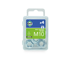 Гайка M10 с фланцем (упак/4шт)