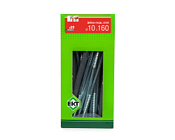 Дюбель-гвоздь GL, 10x160 потай, п/п, ЕКТ (кор. с окном/25шт)