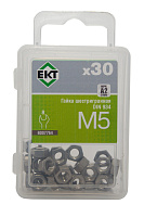 Гайка шестигранная М5, DIN934, НЕРЖ. СТАЛЬ, ЕКТ (упак/30шт)