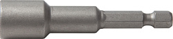 Насадка шестигранная магнитная 6х65мм 1/4" CrV KERN
