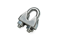 Зажим канатный М6, DIN741, НЕРЖ. СТАЛЬ А4 (упак/20шт)