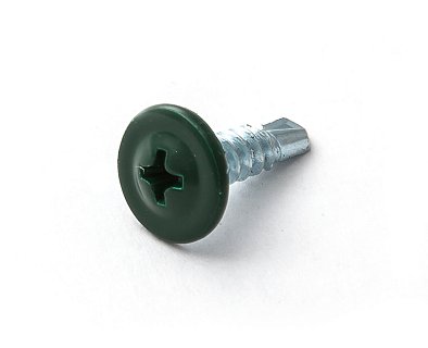 Саморез с п/ш SPS, сверло 4,2x16 RAL6005 (упак/10000шт)