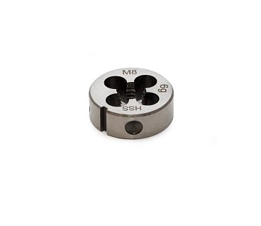 Плашка M8, 25x9мм, шаг 1.25мм, HSS M2, DIN223 KERN PRO (шт)