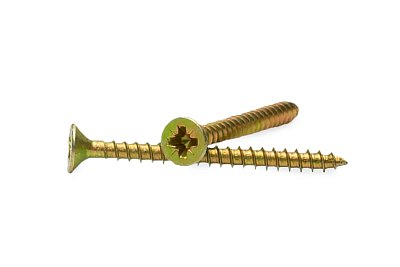 Саморез универсальный 3,5х40, желтый цинк, МОНТАЖ (дой-пак L/500шт)