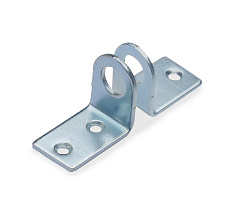 Пробой-ушко гнутое 18x50мм, цинк (пакет/1шт)