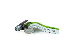 Хомут червячный (8-12 мм), ширина 9 мм, DIN3017-1, НЕРЖ. СТАЛЬ, W2, ЕКТ (с этик./1шт)