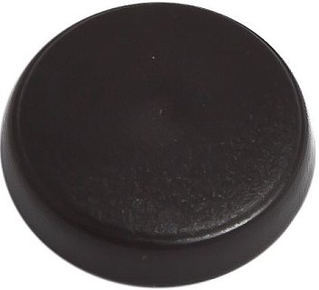Декоративный колпачок для рамных дюбелей R10, черный (упак/1.000шт)