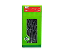 Дюбель-гвоздь GL, 6x60 потай, п/п, ЕКТ (кор. с окном/140шт)