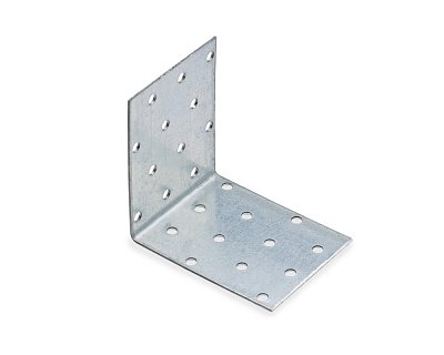 Крепежный уголок оцинкованный равносторонний 80x80x60x1,5 мм KUR-80-60x1,5 (упак/8шт)