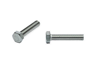 Болт с шестигранной головкой M8х40, DIN933, НЕРЖ. СТАЛЬ, ЕКТ (упак/4шт)